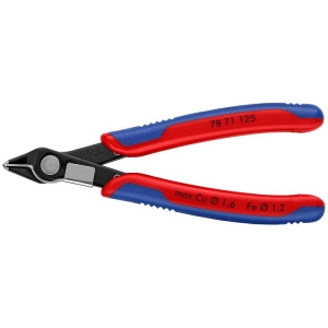 Knipex 78 71 125 Electronic Super Knips Flush Cutter black 125mm with Lead Catch